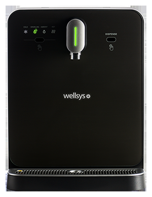 Fontaine à eau sur comptoir Wellsys S4 pour entreprise