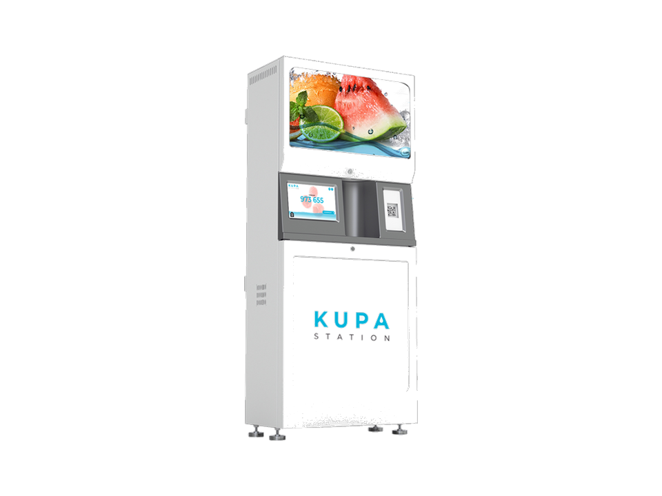 Station KUPA — fontaine à saveurs fabriquée au Québec